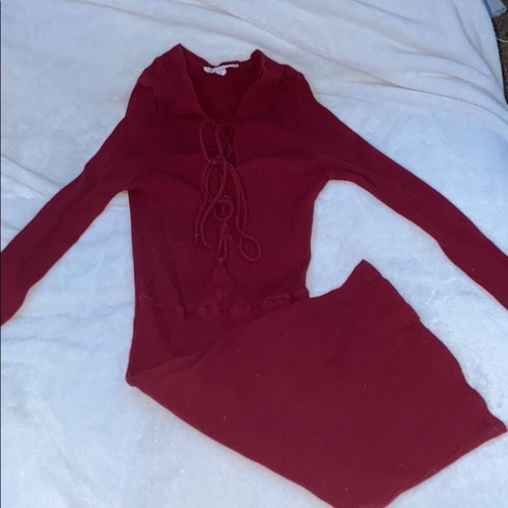 Red dress